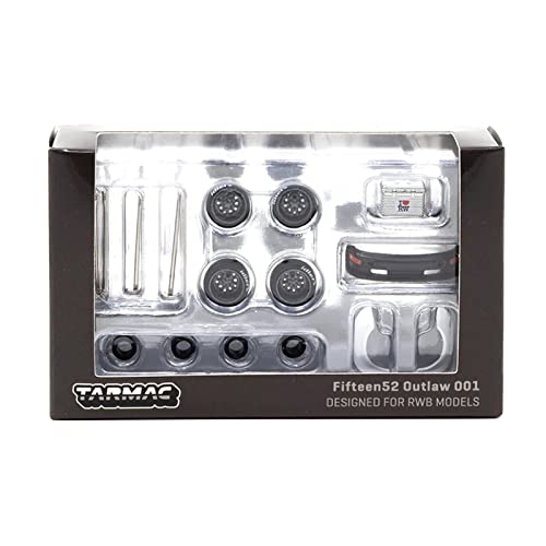 Tarmac T64W-007-BK Tuning Parts Fifteen52 Outlaw 001 - Designed for RWB Models Scale 1:64
