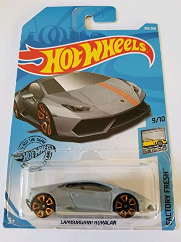 Hot Wheels 2019 Factory Fresh Huracan, 245/250 Gray