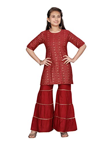 Image of Aarika Girls Kurti Sharara Set