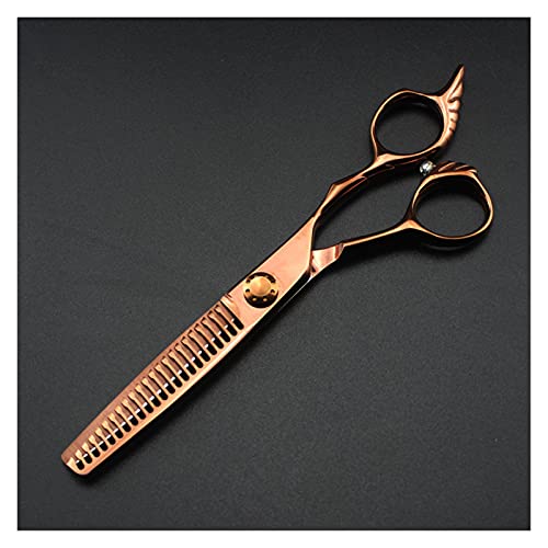 Ciseaux de coiffure en laiton de 6 pouces anti-fourches