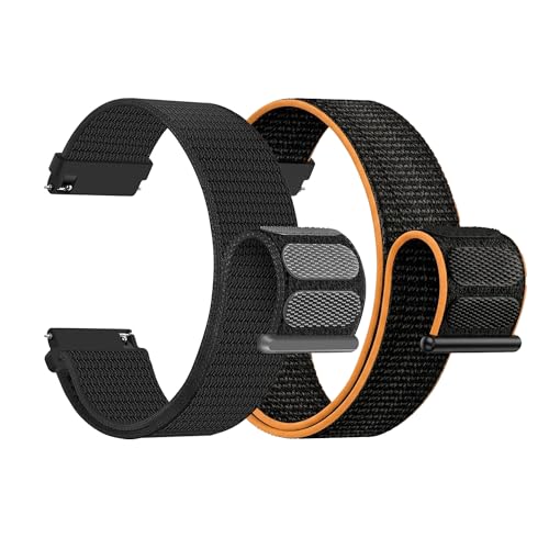 LYYLTX Nylon Fabric Uhrenarmbänder 20mm/22mm Armband für Herren Damen Ersatzband Schnellverschluss Smartwatch Sport Uhren Ersatzarmband Einstellbares Soft Breathable Watch Strap