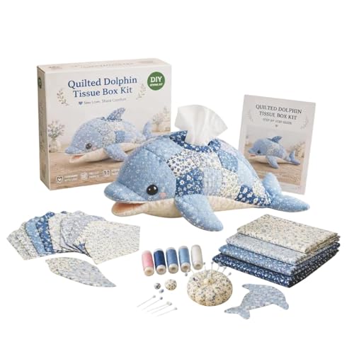 Kit boîte à mouchoirs matelassée idée cadeau couture femme débutante