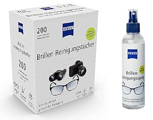 Paule & Knopf – Brillen Reinigungstücher oder Reinigungsspray zur schonenden