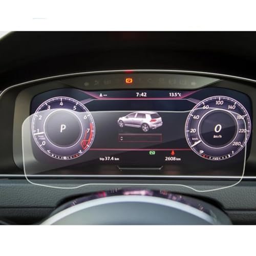 Film protecteur d'écran central GPS Golf 7 évitant rayures et reflets sur la console LCD 12,3"