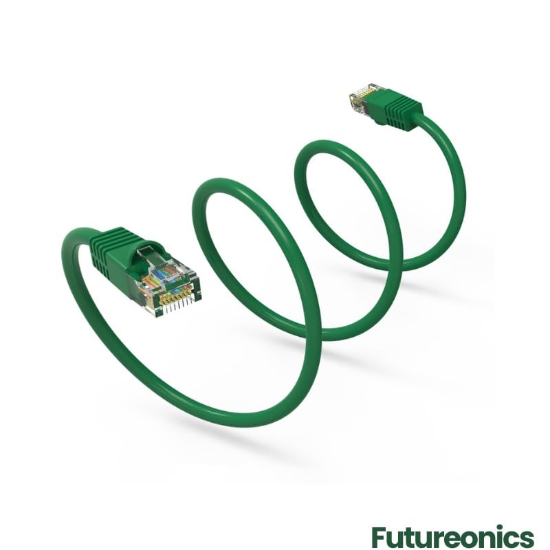 Cable Ethernet Cat 6 Patch Cord Verde 175 FT miniatura 4