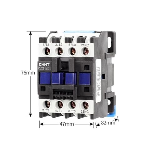 Contacteur ca CJX2-1801 bobine AC36V boîtier LC1-D compact 1NC - 2