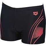 Ropa deportiva arena ARENA Bañador Minishort Fairness Short, Hombre, Black/Fluo Red, 85