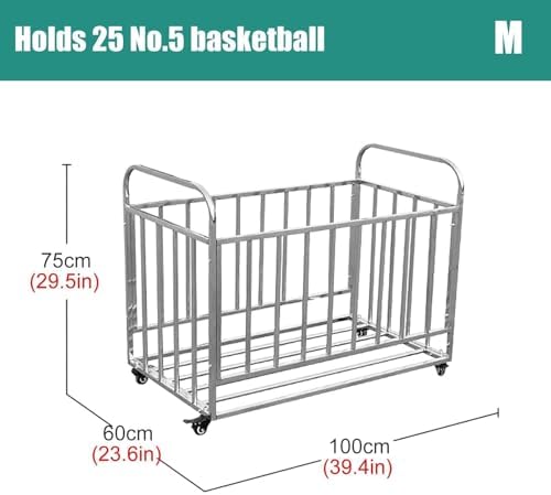 Extra Large Sports Equipment Organizer - Durable Ball Holder for Indoor/Outdoor Use, Perfect Storage Solution for Gyms, Schools & Playgrounds, Maximizes Space & Organization