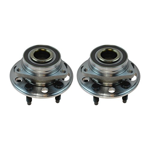 Image of TRQ Left and Right Wheel Bearing and Hub Assembly Set 2 Piece Compatible with 10-17 Chevrolet Equinox 14-17 Impala 13-16 Cadillac XTS 15-16 CTS All Wheel Drive 10-17 GMC Terrain 10-16 Buick Lacrosse