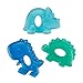 Itzy Ritzy Water-Filled Teethers; Set of 3 Coordinating Dinosaur Water Teethers; Cutie Coolers are Textured On Both Sides to Massage Sore Gums; Can Be Chilled in Refrigerator; Set of 3 Dinosaurs