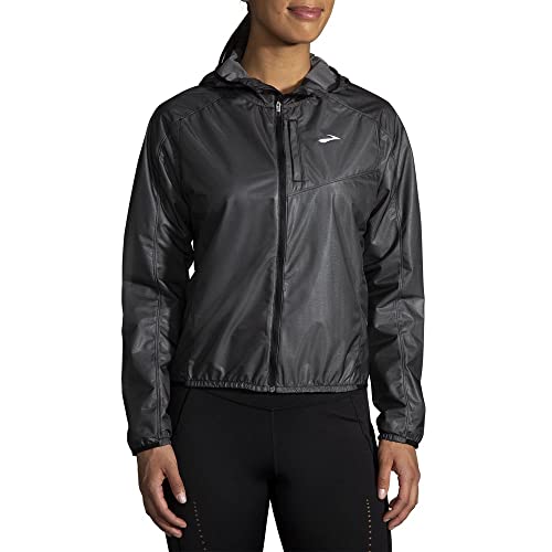 Veste Brooks All Altitude coupe-vent imperméable femme noir SM