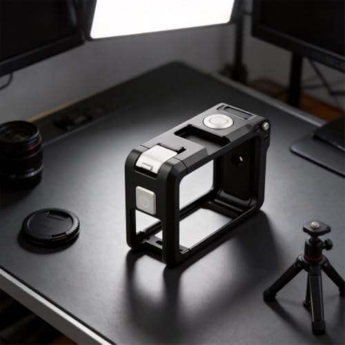 Jaula para DJI Action 6 con marco protector de aluminio y soportes 5