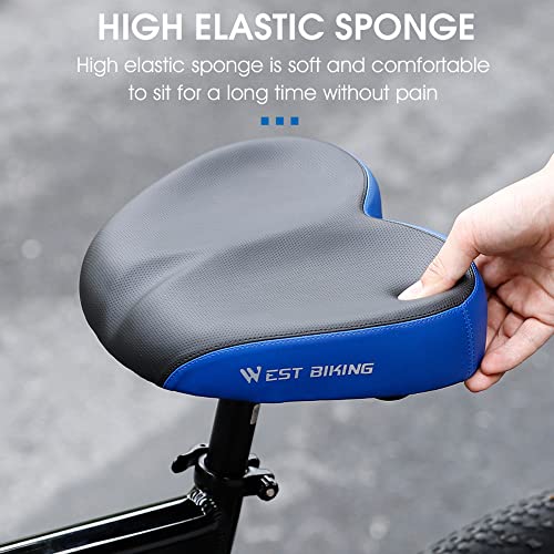 Domary Selim de bicicleta, Selim de substituição de bicicleta ergonômico macio Alargar engrossar Alm