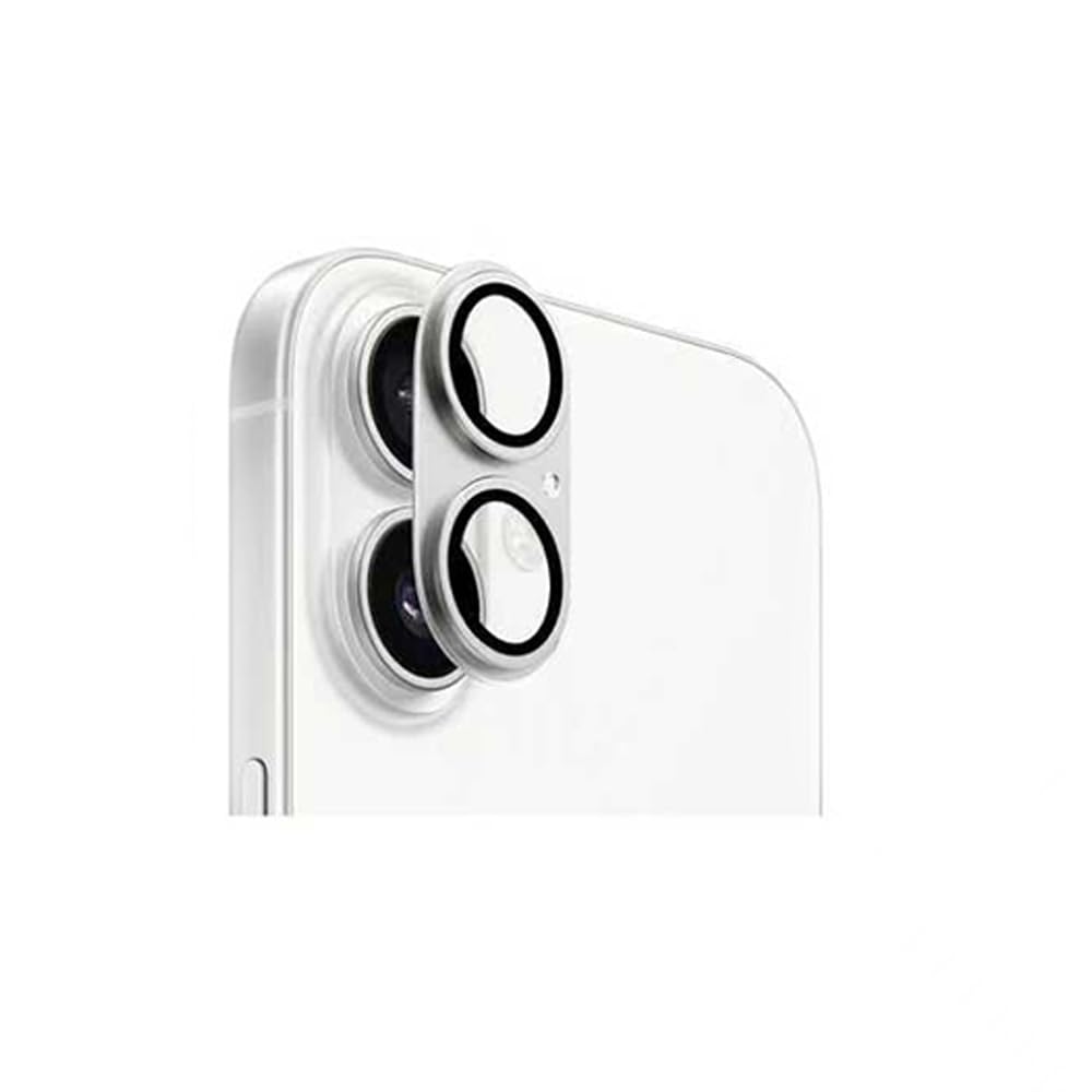 Zore Apple ile uyumlu iPhone 17 CL-20 Kamera Lens Koruyucu Gümüş