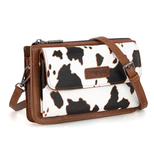 Image of Wrangler Crossbody Wallet for Women RFID Clutch Phone Purse with Credit Card Slots | RFID