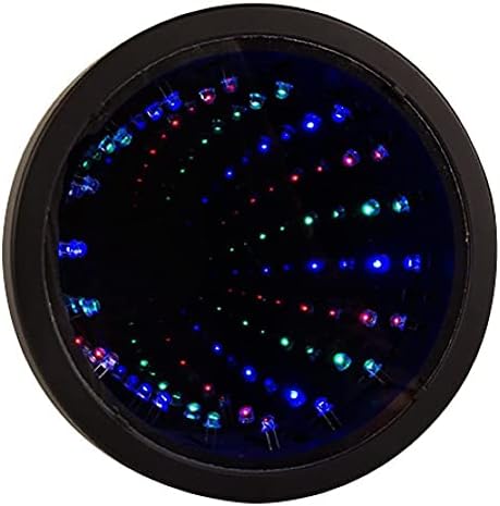 Nicejoy Infinity Mirror Tunnel Lamp Color Changing Light Led Lighting Sensory Mirror Visual Illusion Mirror Lamp for Wall Hanging Party Decorations Gift