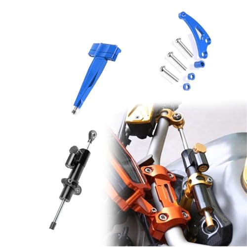 Amortisseur de direction pour moto kit fixation Honda CB650F 2014-2018 Nero