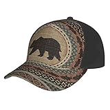 FJAUOQ Baseballmütze, Sonnenhut, verstellbar, Snapback, Papa, Trucker-Kappe, rustikaler Bär, Fischhütte, Südwesten, Siehe Abbildung, Einheitsgröße