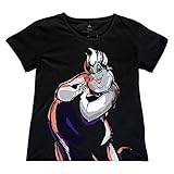 Máscara De Látex Playera Mujer Úrsula Disney Bruja del Mar Talla-M