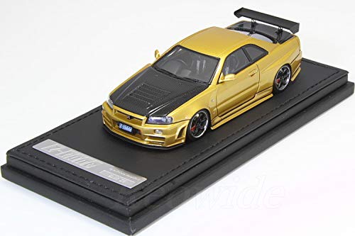 イグニッションモデル1/64 ニスモ R34 GT-R Z-tune ゴールド IG1875 1/64 Nismo R34 GT-R Z-tune Gold | LINE UP | [公式
