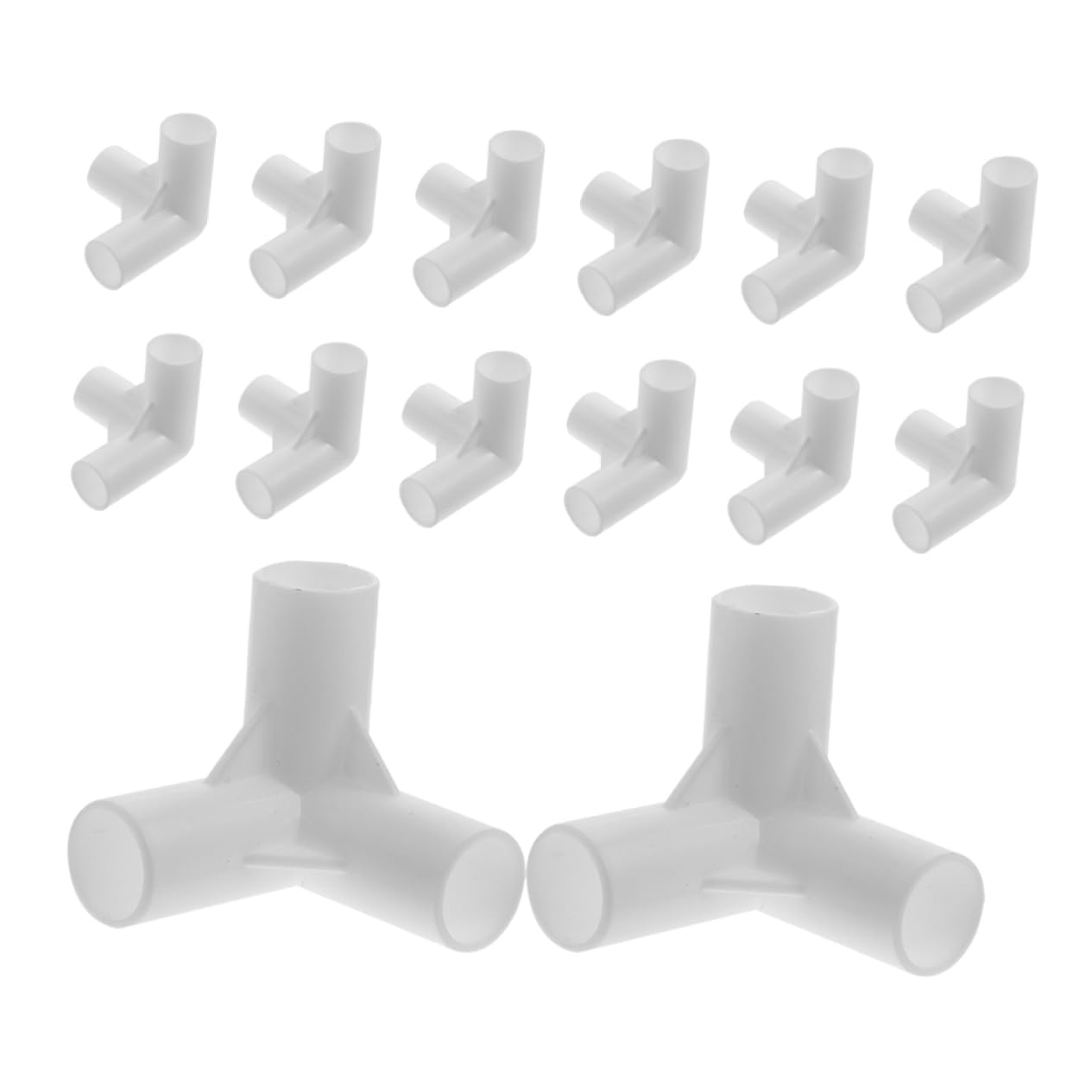 Conector para tienda de campaña POPETPOP de 30 piezas para tubos de invernaderos y carpas