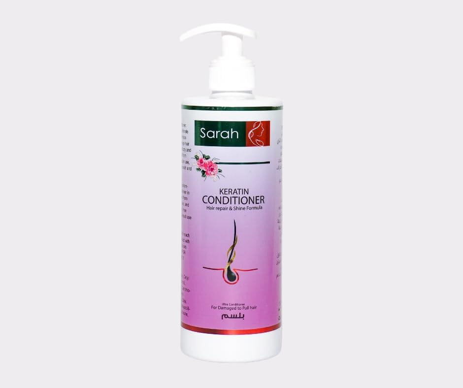 Keratin Conditioner, Standard Conditioner for Dry, Damaged Hair - Repairs and Strengthens with Keratin, 500ml