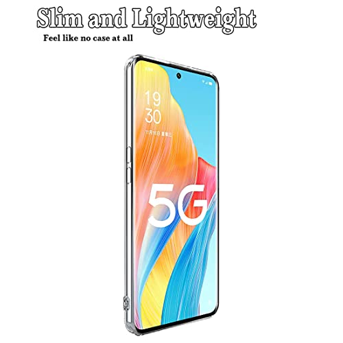 Image of Amazon Brand- Solimo Mobile Cover for Oppo A1 Pro 5G (Soft & Shockproof Back Case with inbuilt Cushioned Edges), Transparent