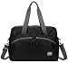 Forestfish Women's Lightweight Gym Tote Bag Waterproof Sports Handbag (Black Plus)