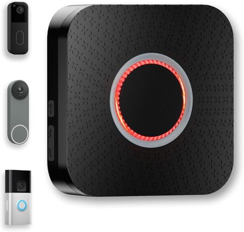 Satisure Smart Wireless Doorbell Chime, Doorbell Extender - Compatible with Blink & Ring & Google Nest Video Doorbell, No Wiring Needed, Easy Setup Receiver