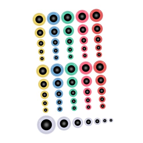 ERINGOGO Eyes 200pcs Plastic Eyes DIY Doll Supplies Boys and Girls Handicraft Toys