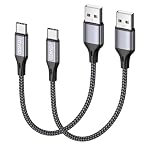 RAVIAD – RAVIAD USB C Kabel Kurz 30CM 2Stück, 3.1A Ladekabel USB C Sc