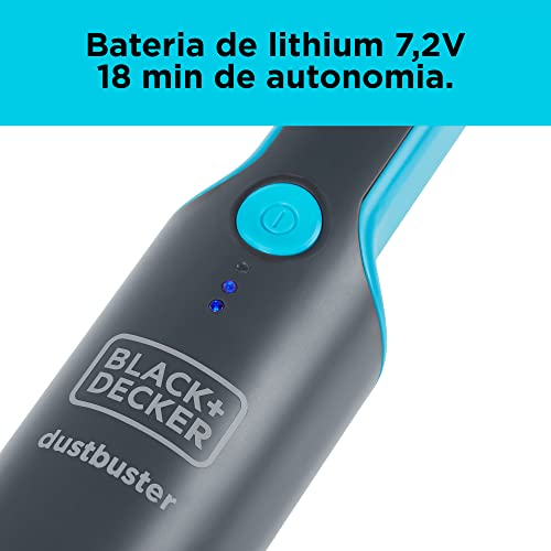 Black Decker Aspirador de Pó, Portátil, Leve e Prático, com Bateria, Freestyle, Modelo APB8200, Bivo