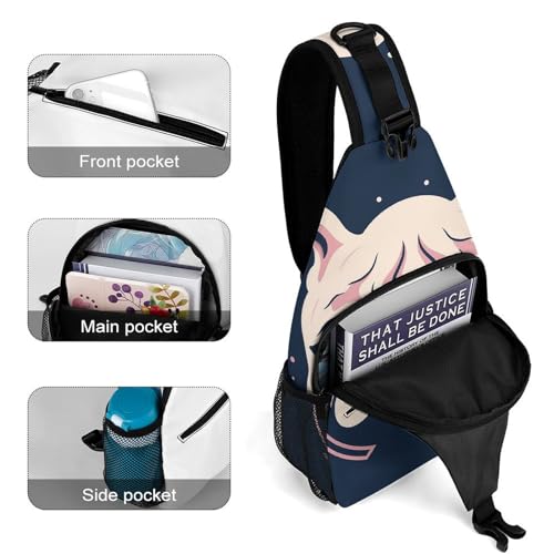 Bolsa tipo Sling para hombro y pecho para hombre y mujer miniatura 4