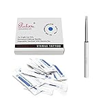 Hair Stroked Round Needles for Microblading Pen Eyebrow Manual Tattoo Semi Permanent Makeup Fog Pen Needle Pack of 50 pcs (5R)