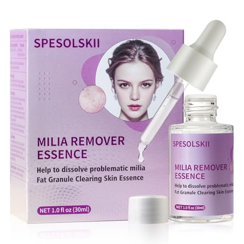 Milia Remover Treatment Serum, salicylic Acid for Eyes & Face to Effectively Milia and Gently exfoliate. Spot Remover Clear Skin, Gentle Non-Irritating Spot, Lightweight, All Skin Types - 30ml