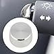 YINETTECH 2X Silber Zifferblatt Lampe Schalter Abdeckung 20x18x13mm Kompatibel mit Mercedes Smart Fortwo 451 2009-2014
