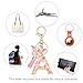 OKAICEN Fashion Alphabet Initial Letter Keychain Tassel Butterfly Pendant Key Ring for Purse Handbags Women Girl ('A')