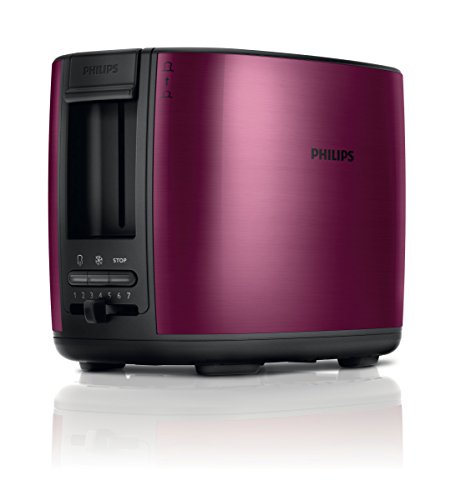 Philips HD2628/09 tostapane 2 fetta/e Nero, Rosso