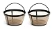 4-Cup Basket Style Permanent Coffee Filters fits Mr. Coffee 4 Cup Coffeemakers, Set of 2