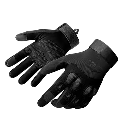 ZLXHDL Guantes de Dedo completos para Hombres y Mujeres Guantes de Motocicleta Transpirables y con Pantalla táctil para Montar el diseño Antideslizante de la Escalada y el Entrenamiento (XL)