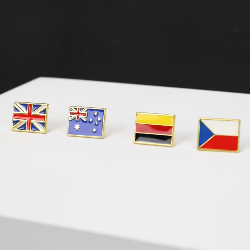 Image of Germany National Flag Enamel Pin and Germans heart-shaped National Emblem Badge Brooch For Backpack and Coat