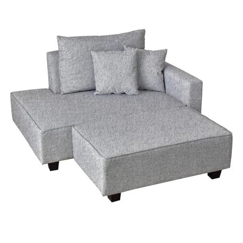 DORIS �h���X �\�t�@ 2�l�|�� ���[�^�C�v �J�E�`�\�t�@ �N�b�V����3�t ������ ���� �O���[ �L�V���A�y18395�z