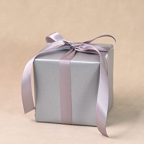 Image of RUSPEPA Silver Matte Wrapping Paper - Solid Color Pearly - luster Paper Perfect for Wedding, Birthday, Christmas, Baby Shower -17 Inches X 32.8 Feet