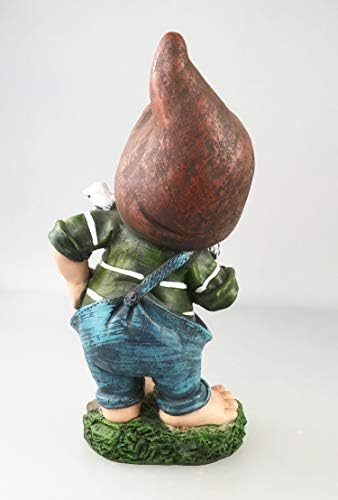 GMMH 27328 7 Dwarfs Collection with Umbrella Garden Gnome, Height 35 cm