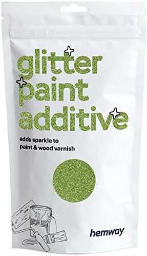 Hemway Pink Holographic Glitter Paint Additive 100g / 3.5oz for Acrylic Latex Emulsion Paint - Interior & Exterior Wall, Ceiling, Wood, Varnish, Dead Flat, Matt, Gloss, Satin, Silk
