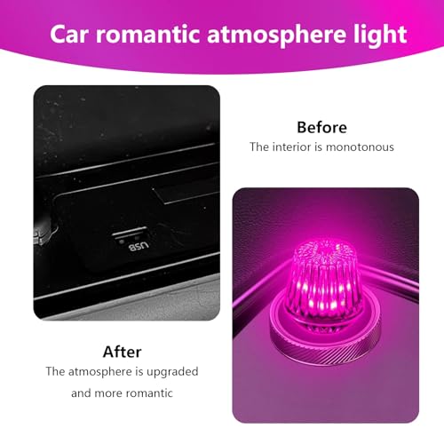 Mini luz LED USB para auto multicolor universal miniatura 6