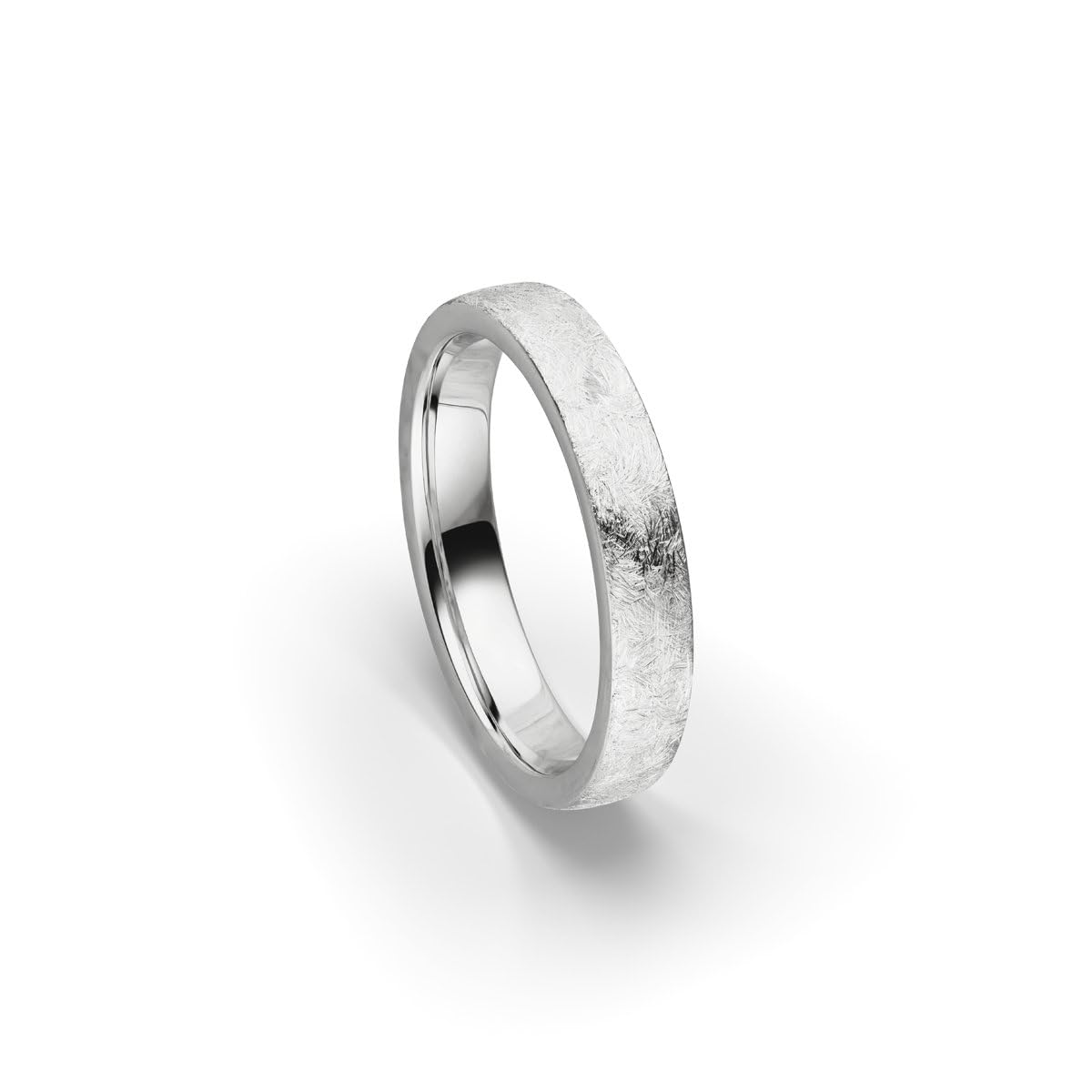 Kolibri Rings 925 Sterling Silber Ring 4mm Partnerring Ehering Freundschaftsring Unisex - Inkl. Gratis Gravur und Etui