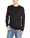 Calvin Klein Men's Merino Acrylic Birdseye Striped Sweater
