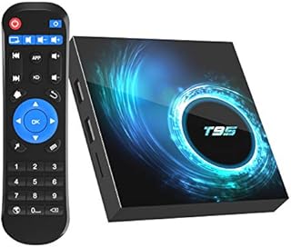 Android 10.0 TV Box, T95 Android Box 4GB RAM 32GB ROM Allwinner H616 Quad-core Smart Android TV Box 64bit, Support 2.4G/5.0G Dual WiFi 6K Utral HD / 3D / H.265 with Bluetooth 5.0