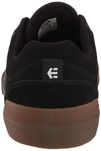 Etnies Men's Joslin Vulc Low Top Skate Shoe, Black/Gum/Silver, 10.5 #TOP2